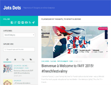 Tablet Screenshot of jotsdots.com